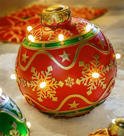 This next <b>Christmas</b> decoration is the perfect <b>outdoor</b> addition for anyone looking to bring a bit of joy into their home this holiday season. . Extra large outdoor lighted christmas ornaments